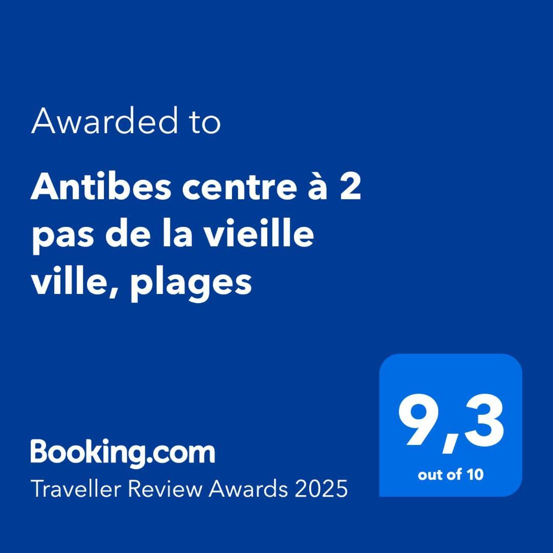 Antibes Centre A 2 Pas De La Vieille Ville, Plages Eksteriør billede